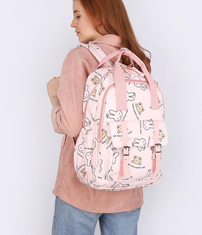 Рюкзак для подростков в школу Good Time розовый