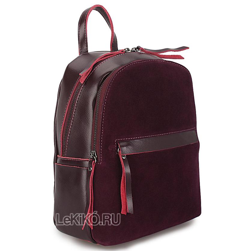 Женская сумка-рюкзак Тилли бордовая
