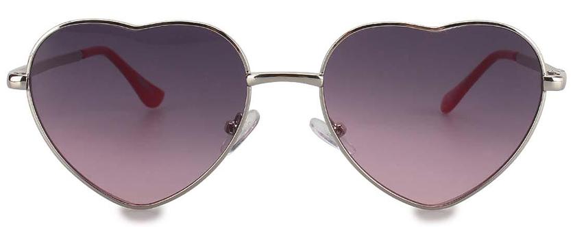 Женские солнцезащитные очки «Сердечки» V7076 Pink