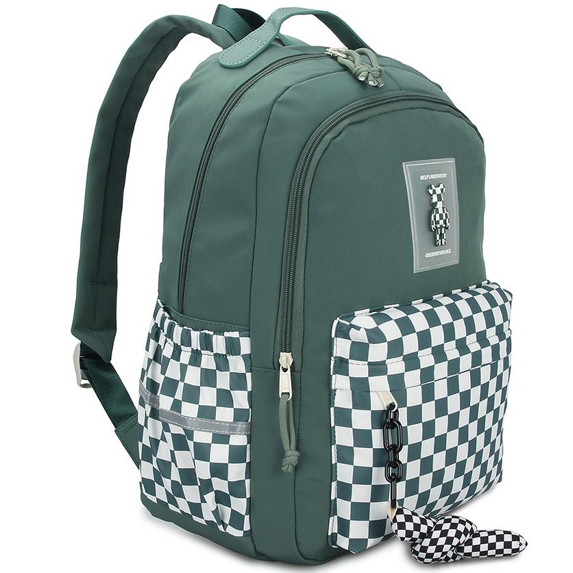 Рюкзак для подростков в школу Chess зеленый