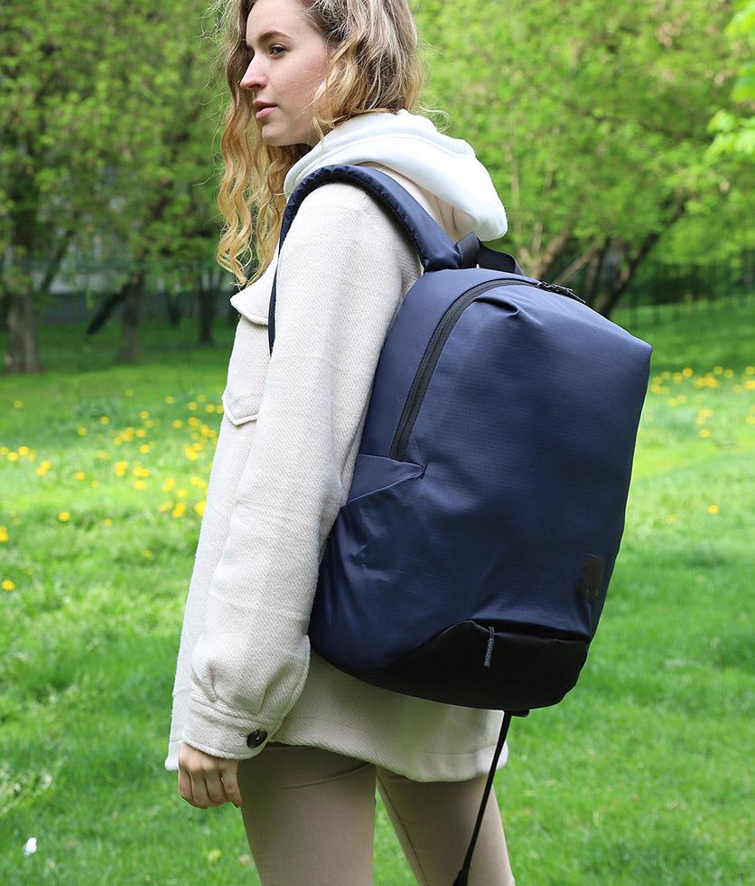 Сумка-рюкзак для подростков в школу Token blue