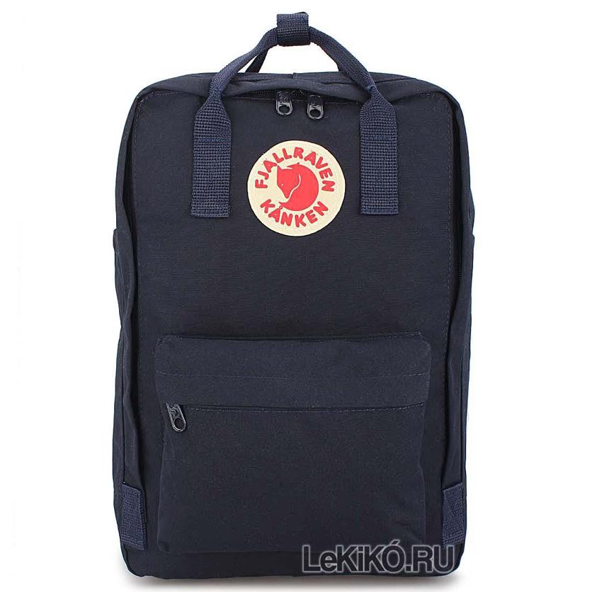 Сумка-рюкзак для подростков в школу Kanken Laptop темно-синий
