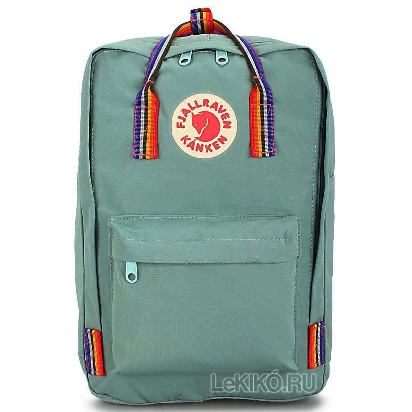 Сумка-рюкзак для подростков в школу Kanken Laptop темно-бирюзовый