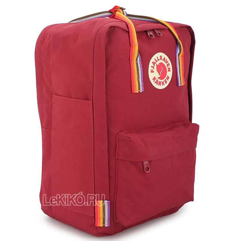 Сумка-рюкзак для подростков в школу Kanken Laptop бордовый